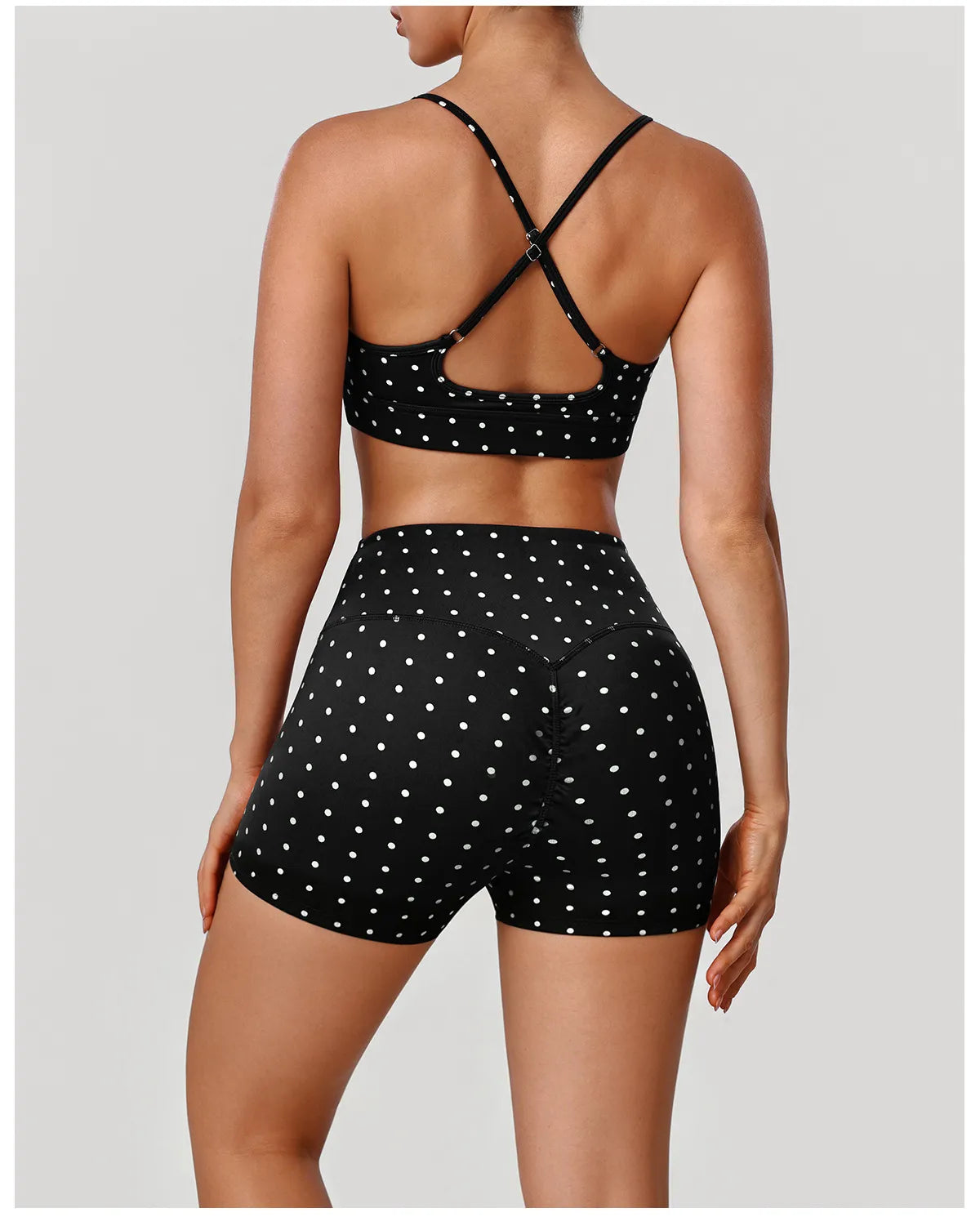 Women's Polka Dot Yoga Set