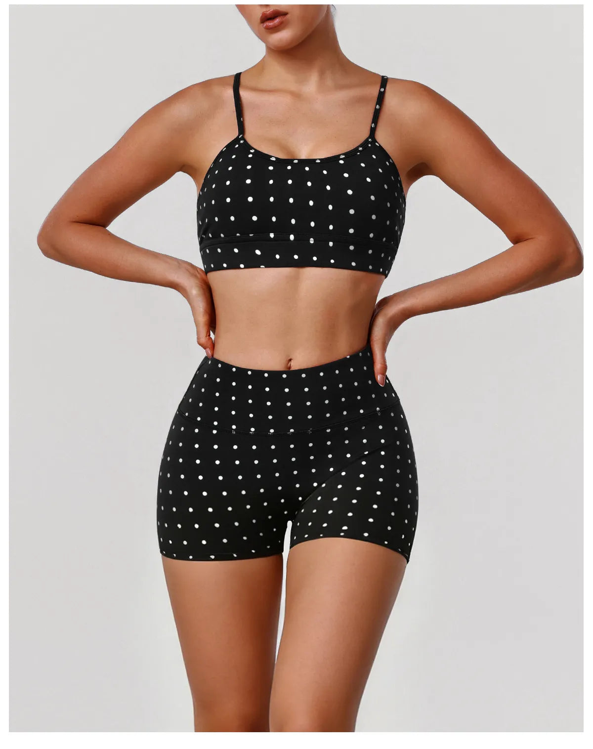 Women's Polka Dot Yoga Set
