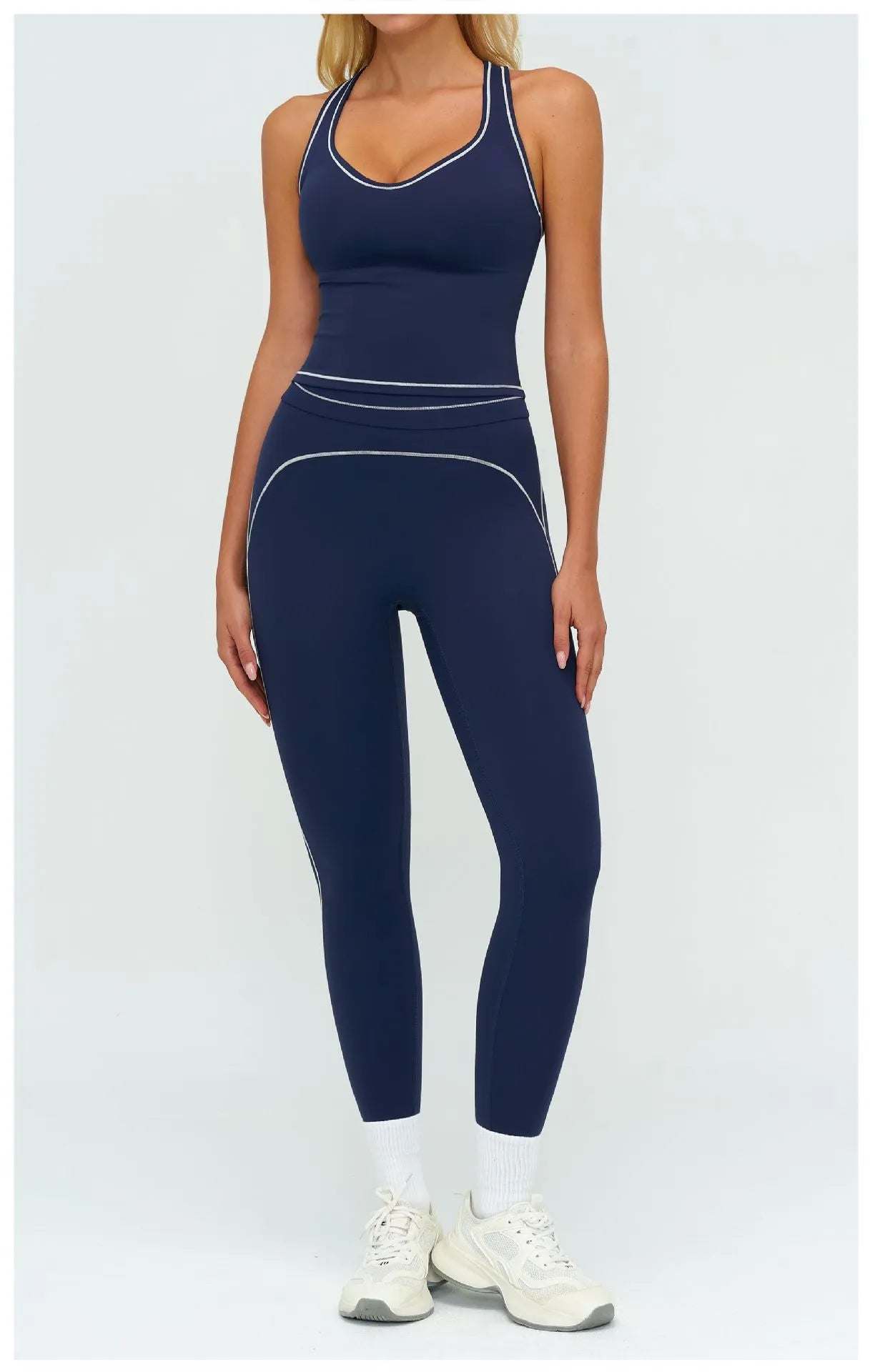 WutongActive Women's Double-Strap Brushed Activewear Set