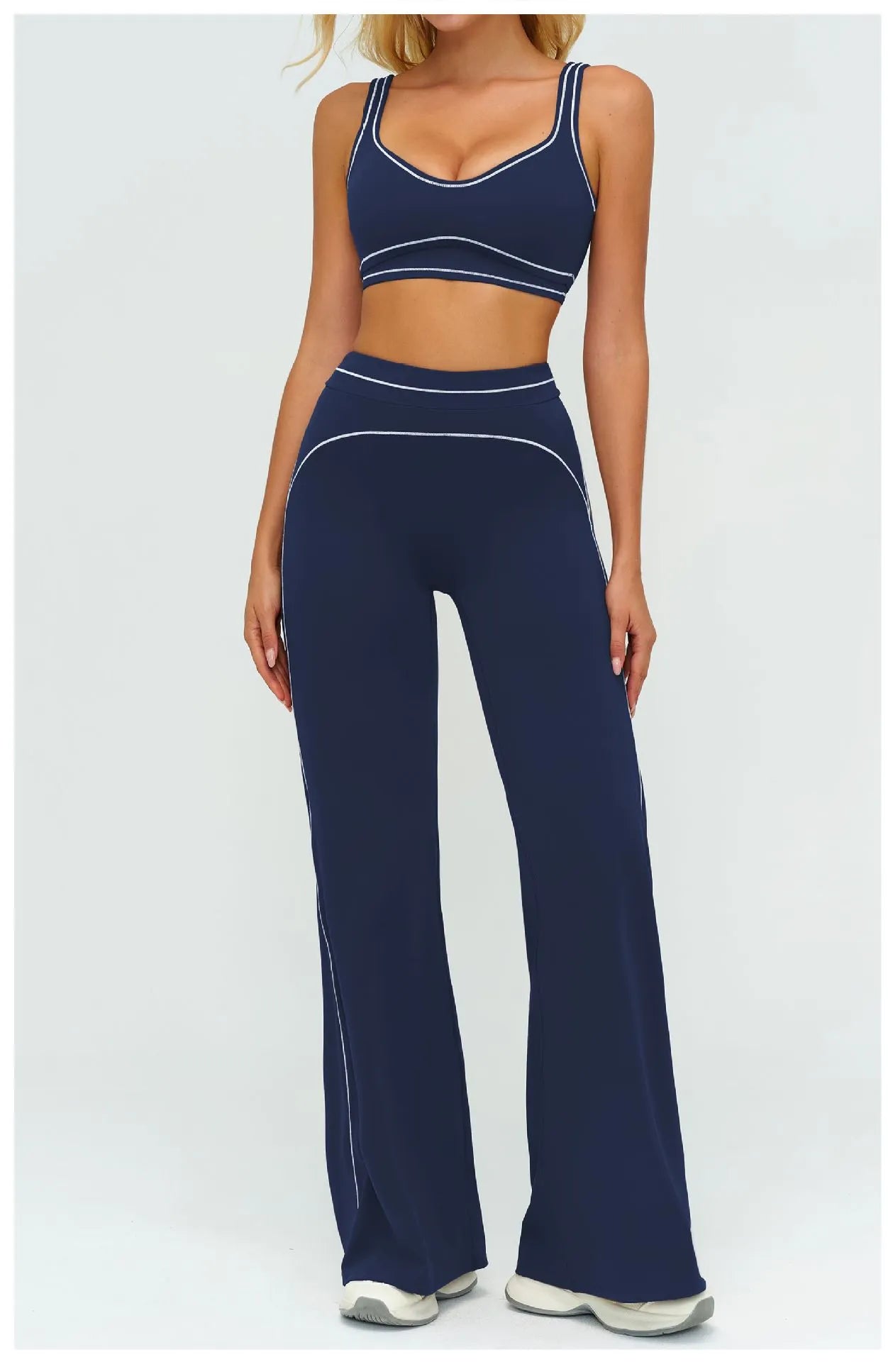 WutongActive Women's Double-Strap Brushed Activewear Set