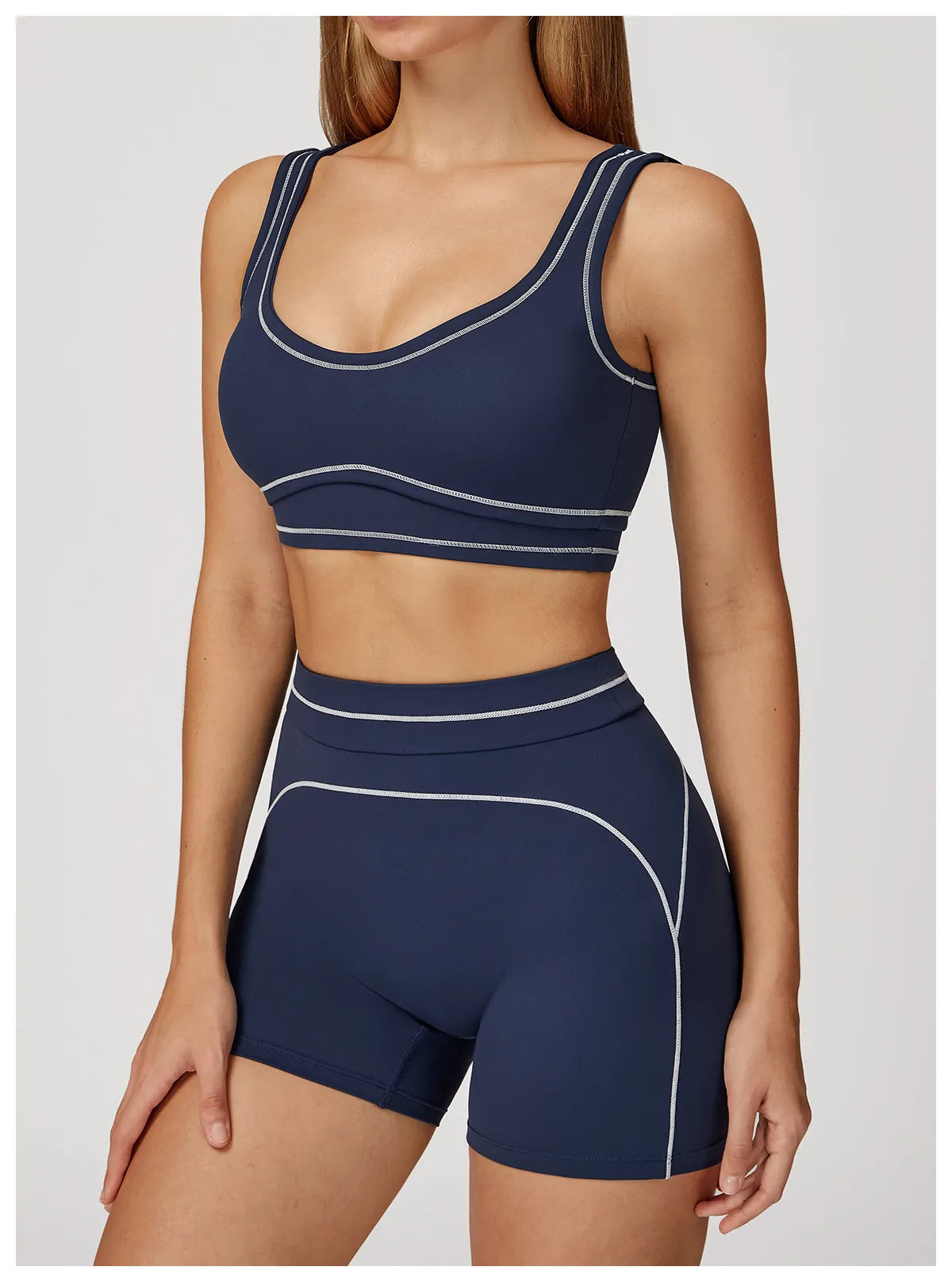 WutongActive Women's Double-Strap Brushed Activewear Set