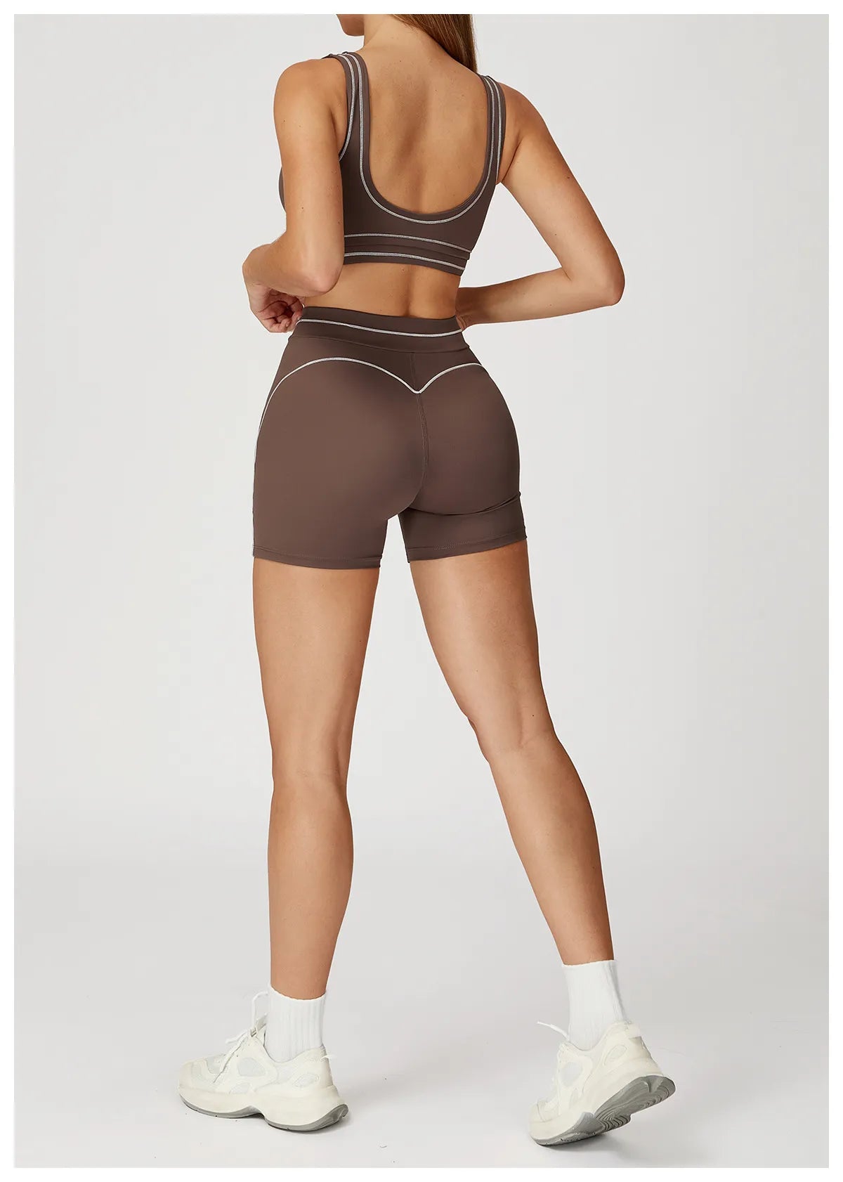 WutongActive Women's Double-Strap Brushed Activewear Set