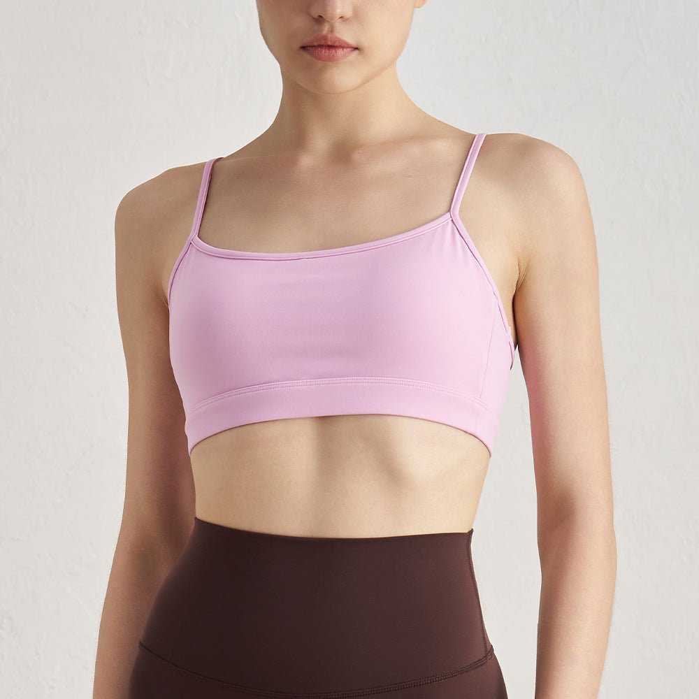 Anti - Droop Yoga Bra with Back Design & Cat - Ear Straps - WutongActive