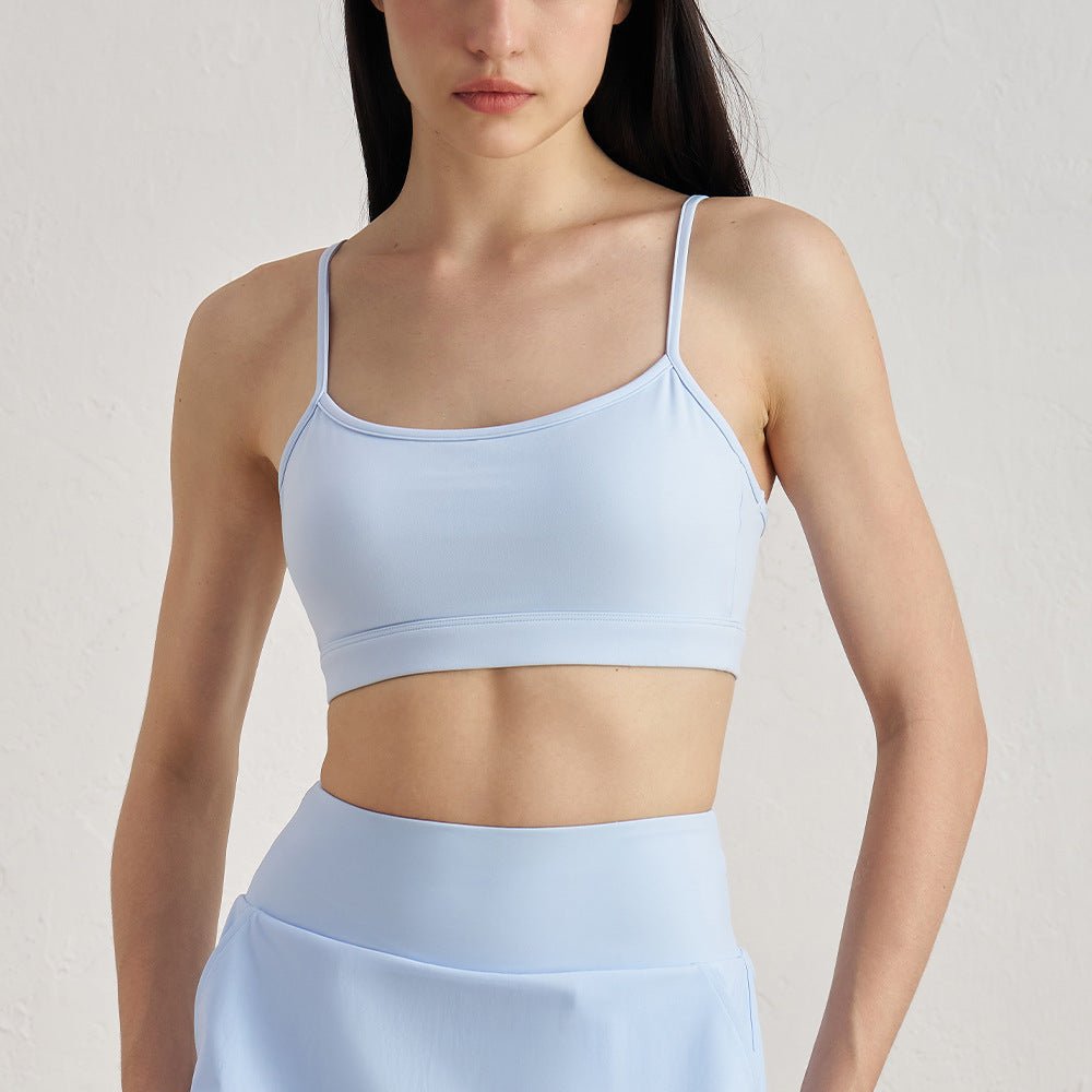 Anti - Droop Yoga Bra with Back Design & Cat - Ear Straps - WutongActive