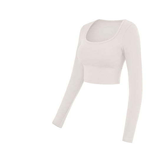 Butter - Soft Long Sleeve Yoga Top - Second Skin Feel with Built - in Support - WutongActive
