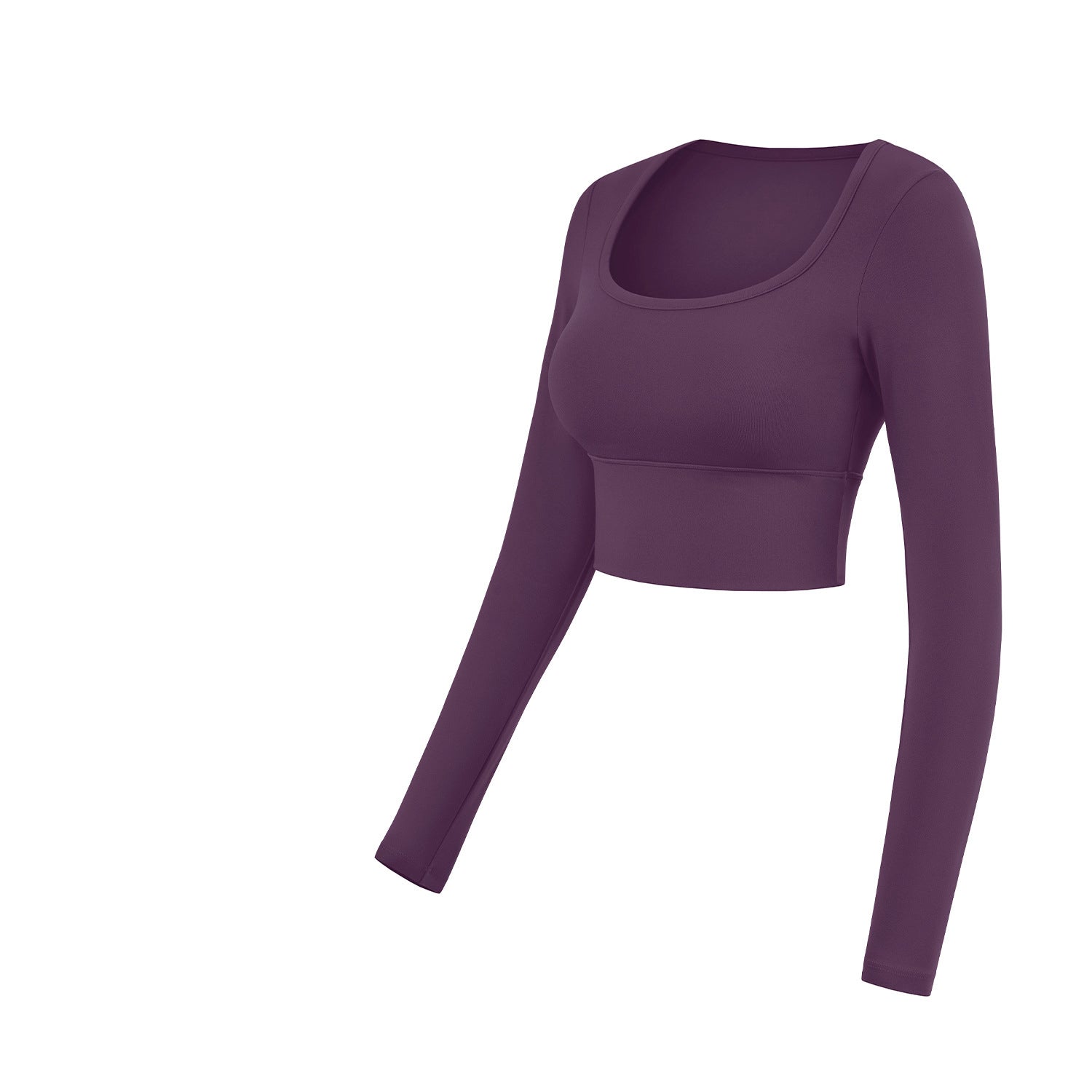 Butter - Soft Long Sleeve Yoga Top - Second Skin Feel with Built - in Support - WutongActive
