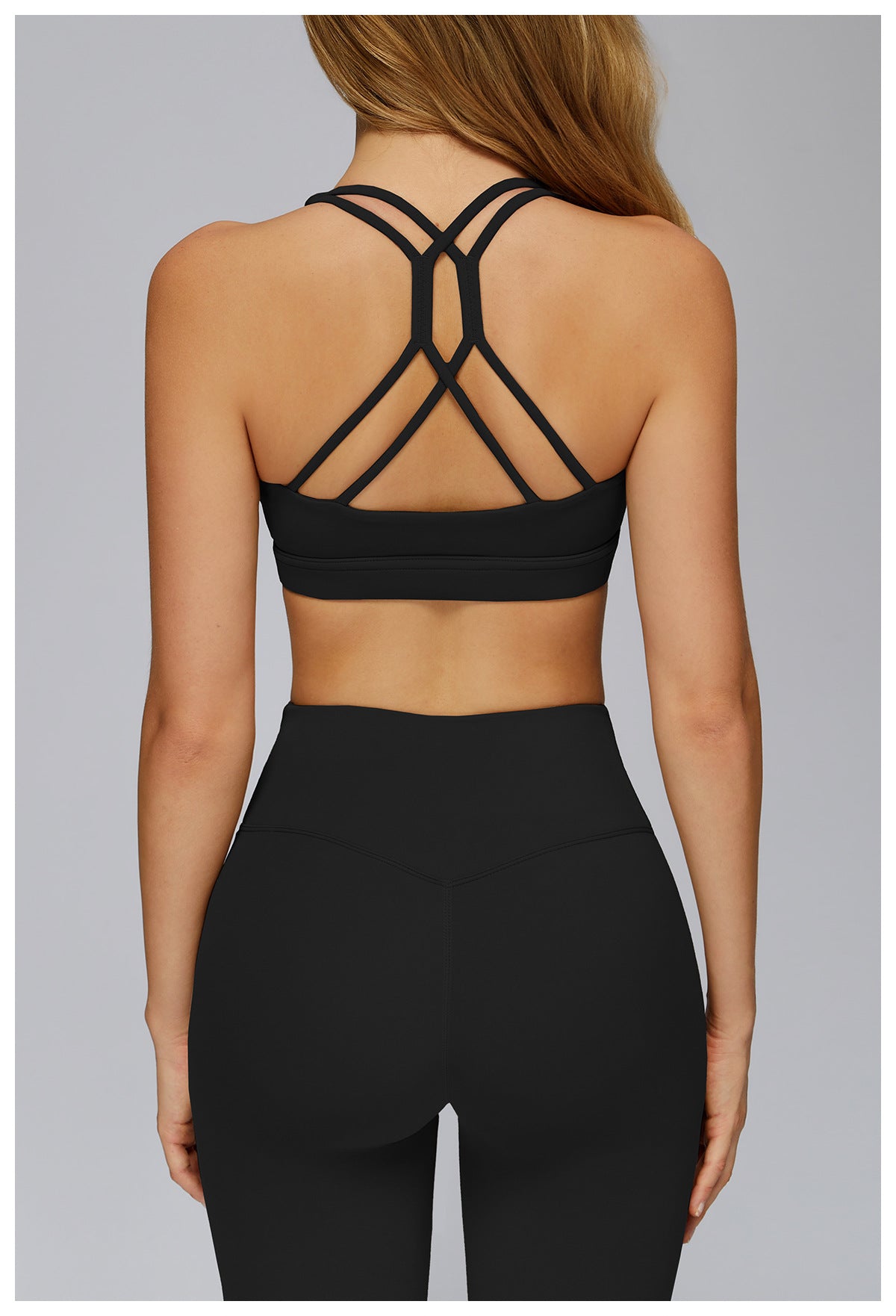 Cloud - Feel Cross - Border Yoga Outfit – Stylish Cut - Out Back Activewear for Gym & Outdoor Sports - WutongActive