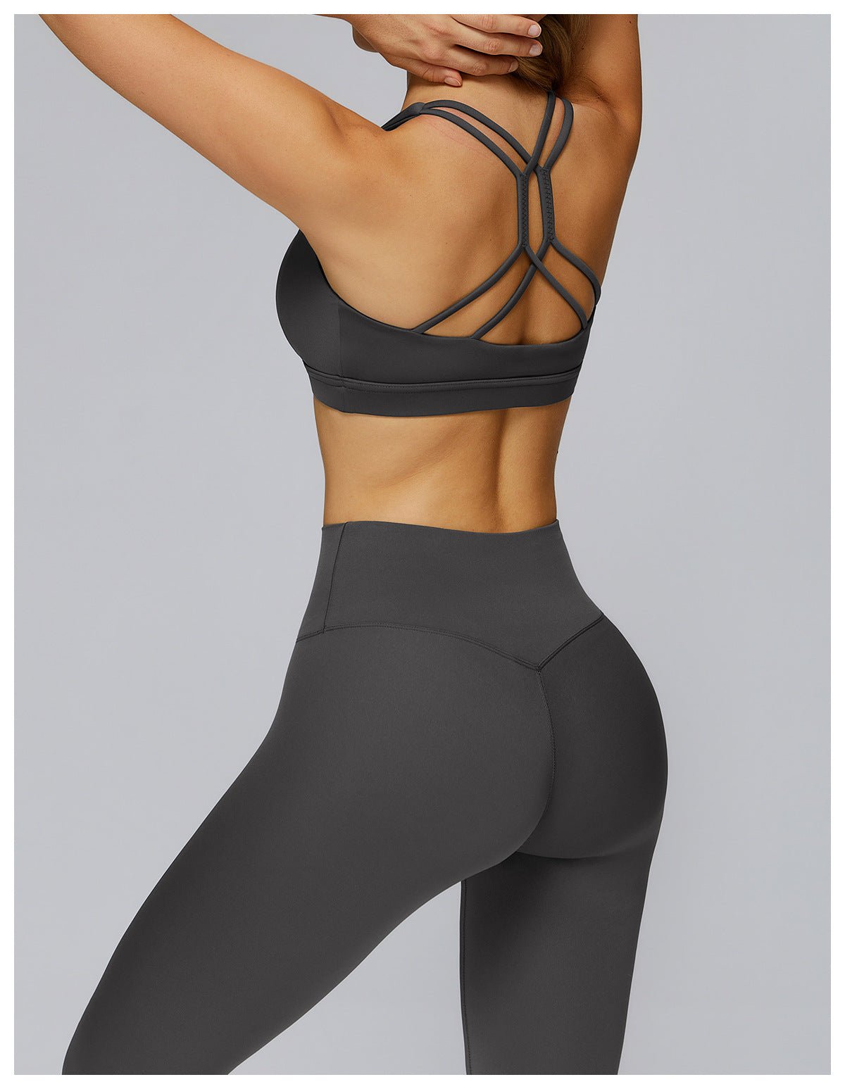 Cloud - Feel Cross - Border Yoga Outfit – Stylish Cut - Out Back Activewear for Gym & Outdoor Sports - WutongActive