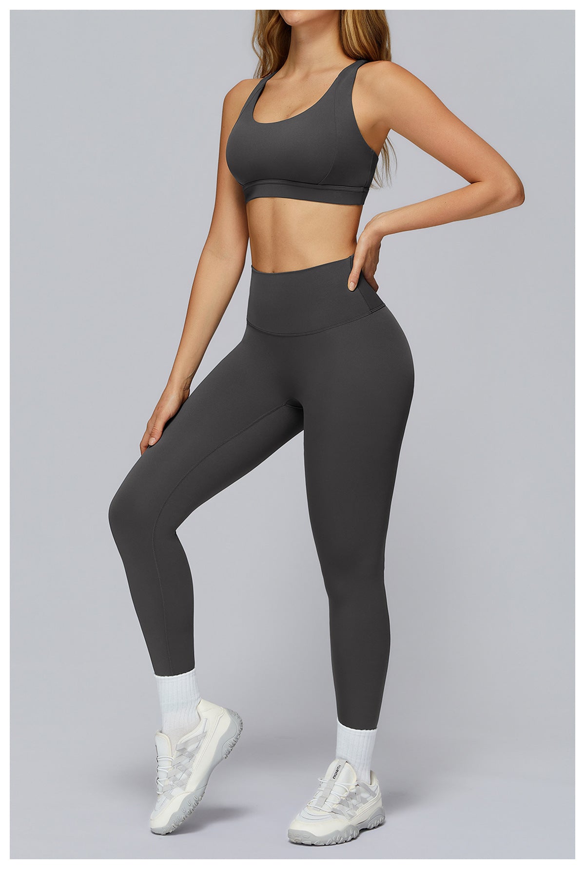 Cloud - Feel Cross - Border Yoga Outfit – Stylish Cut - Out Back Activewear for Gym & Outdoor Sports - WutongActive