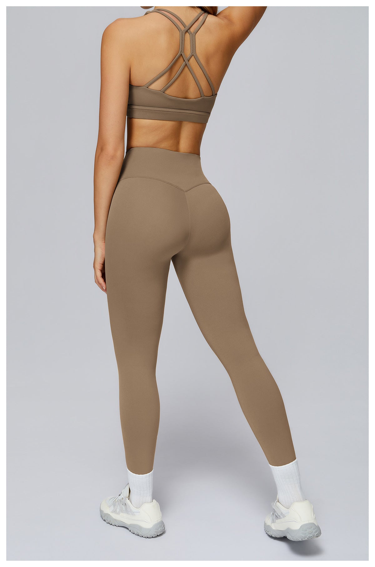 Cloud - Feel Cross - Border Yoga Outfit – Stylish Cut - Out Back Activewear for Gym & Outdoor Sports - WutongActive
