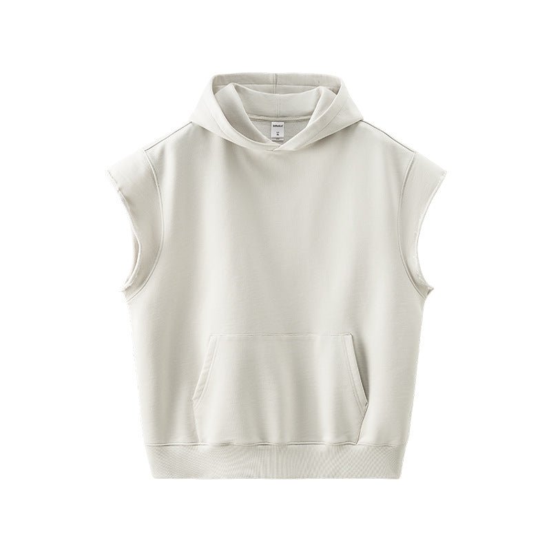 European & American Heavyweight Vest (Sleeveless Hooded Vest) - WutongActive