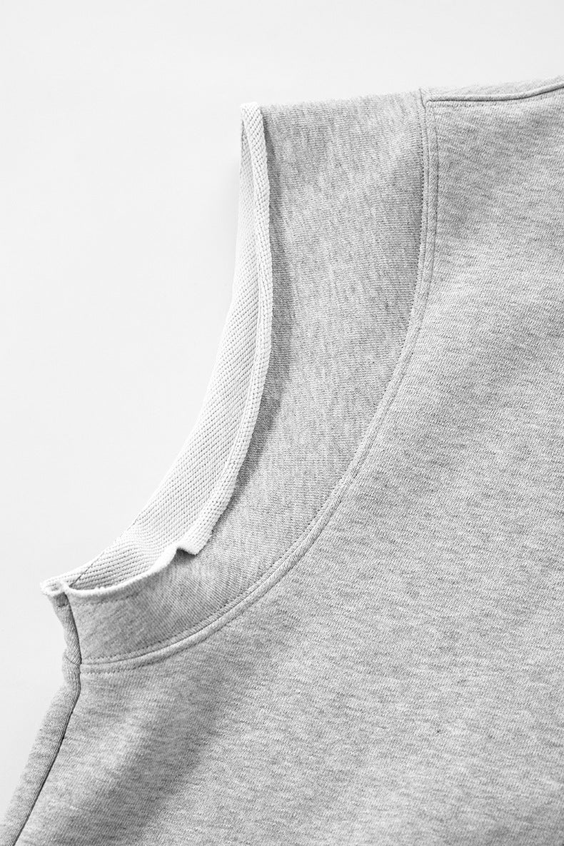 European & American Heavyweight Vest (Sleeveless Hooded Vest) - WutongActive