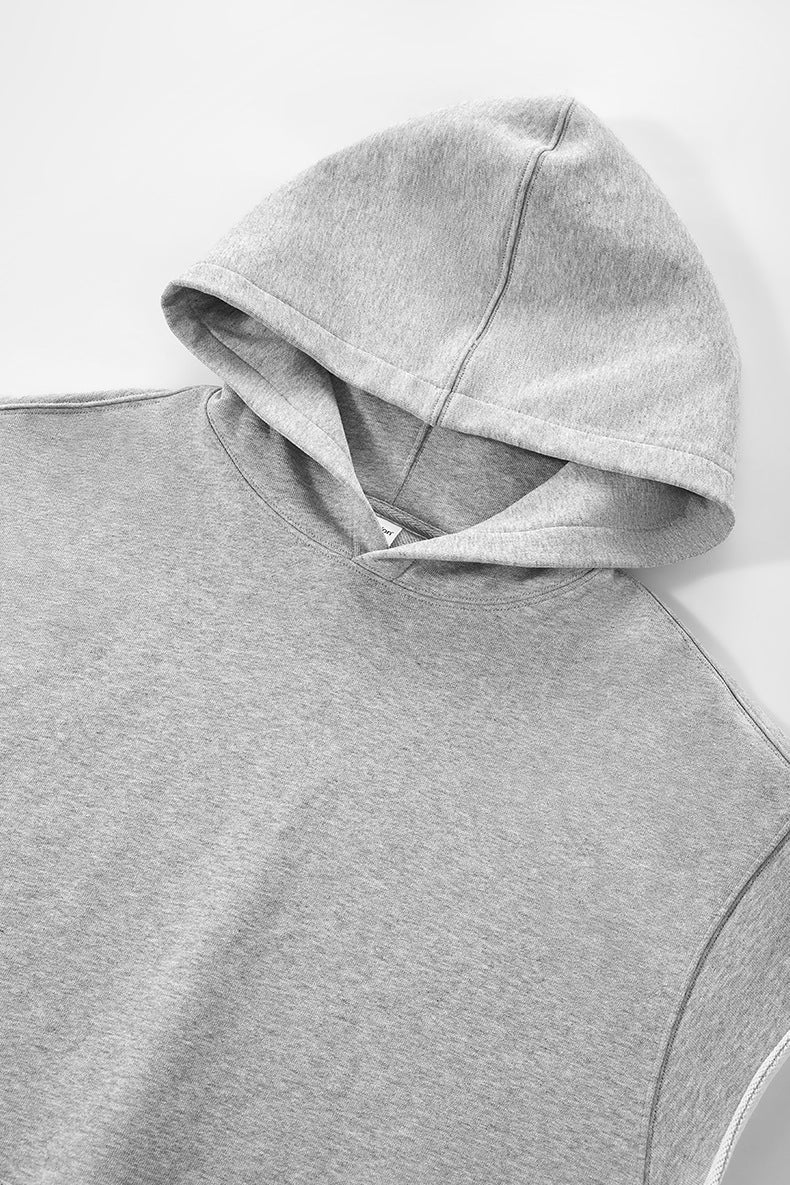 European & American Heavyweight Vest (Sleeveless Hooded Vest) - WutongActive