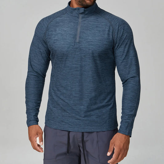 Men's Zip-Up Quick-Dry Long Sleeve Sports To