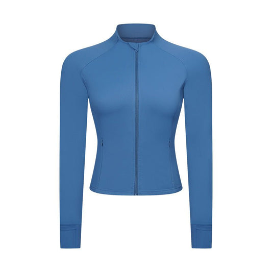 Fall Naked - Feel Yoga Jacket - Slim - Fit Cropped with Zipper Pockets - WutongActive