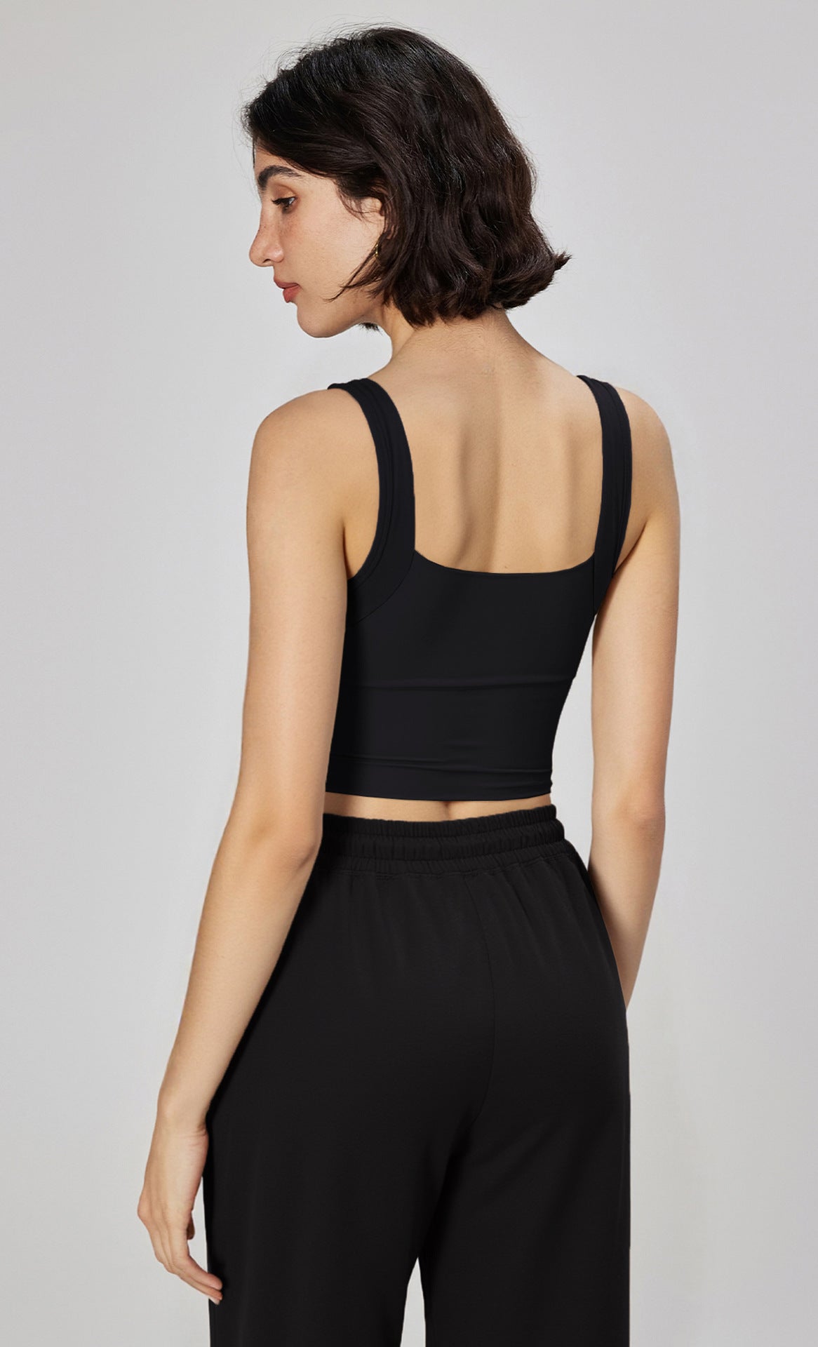 High - Impact Sports Bra with Back Support, Built - in Cups & Anti - Sag for Yoga - WutongActive