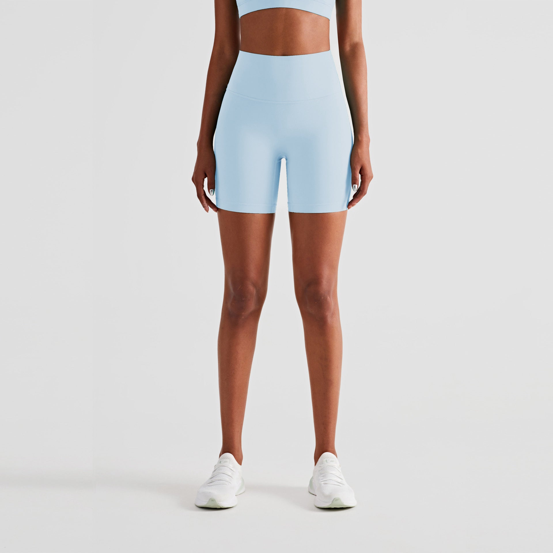 High - Waisted 3 - Inch Yoga Shorts - Butt - Lifting & Naked Feel for Running & Gym - WutongActive