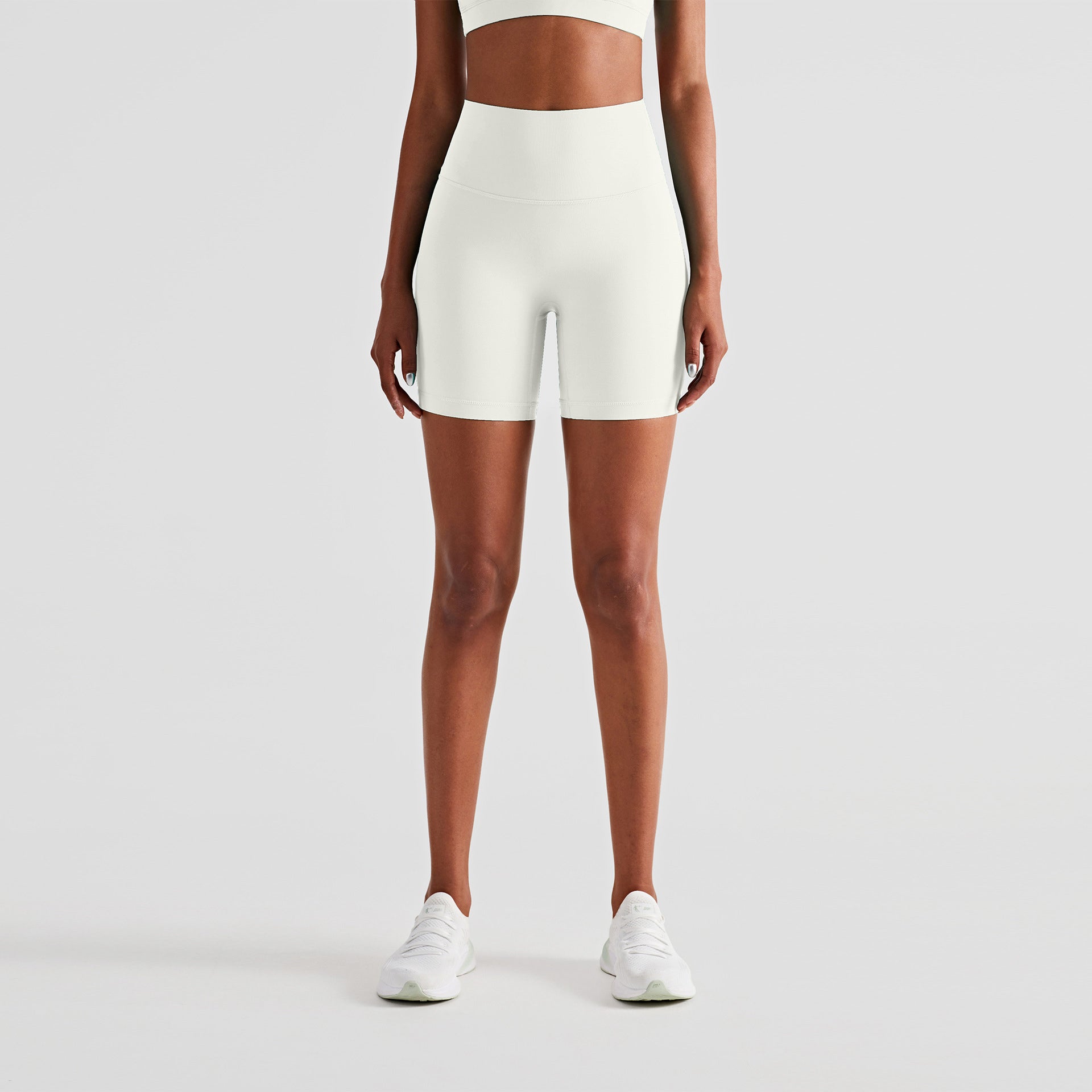 High - Waisted 3 - Inch Yoga Shorts - Butt - Lifting & Naked Feel for Running & Gym - WutongActive