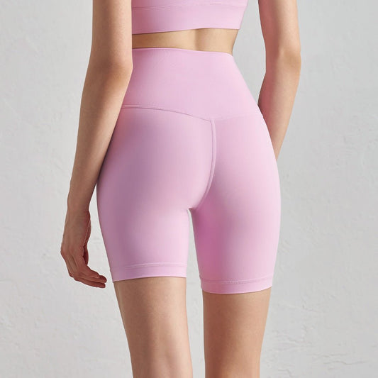 High - Waisted 3 - Inch Yoga Shorts - Butt - Lifting & Naked Feel for Running & Gym - WutongActive