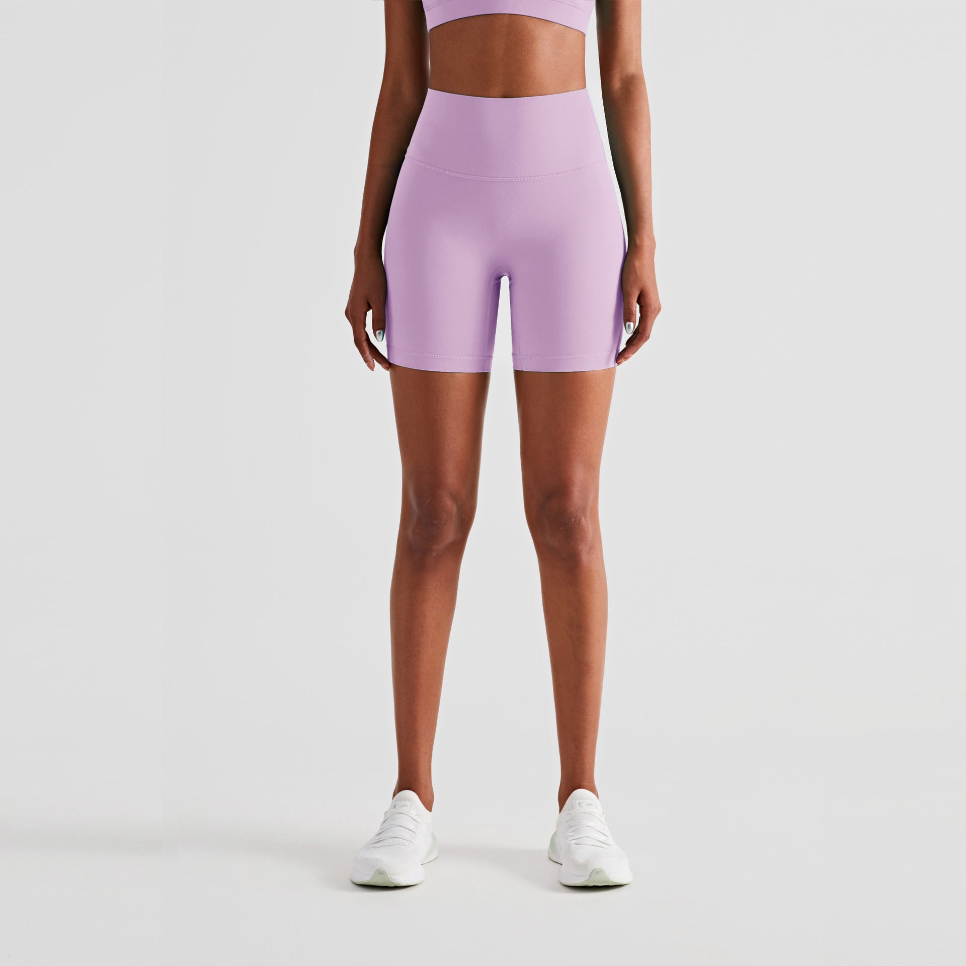 High - Waisted 3 - Inch Yoga Shorts - Butt - Lifting & Naked Feel for Running & Gym - WutongActive