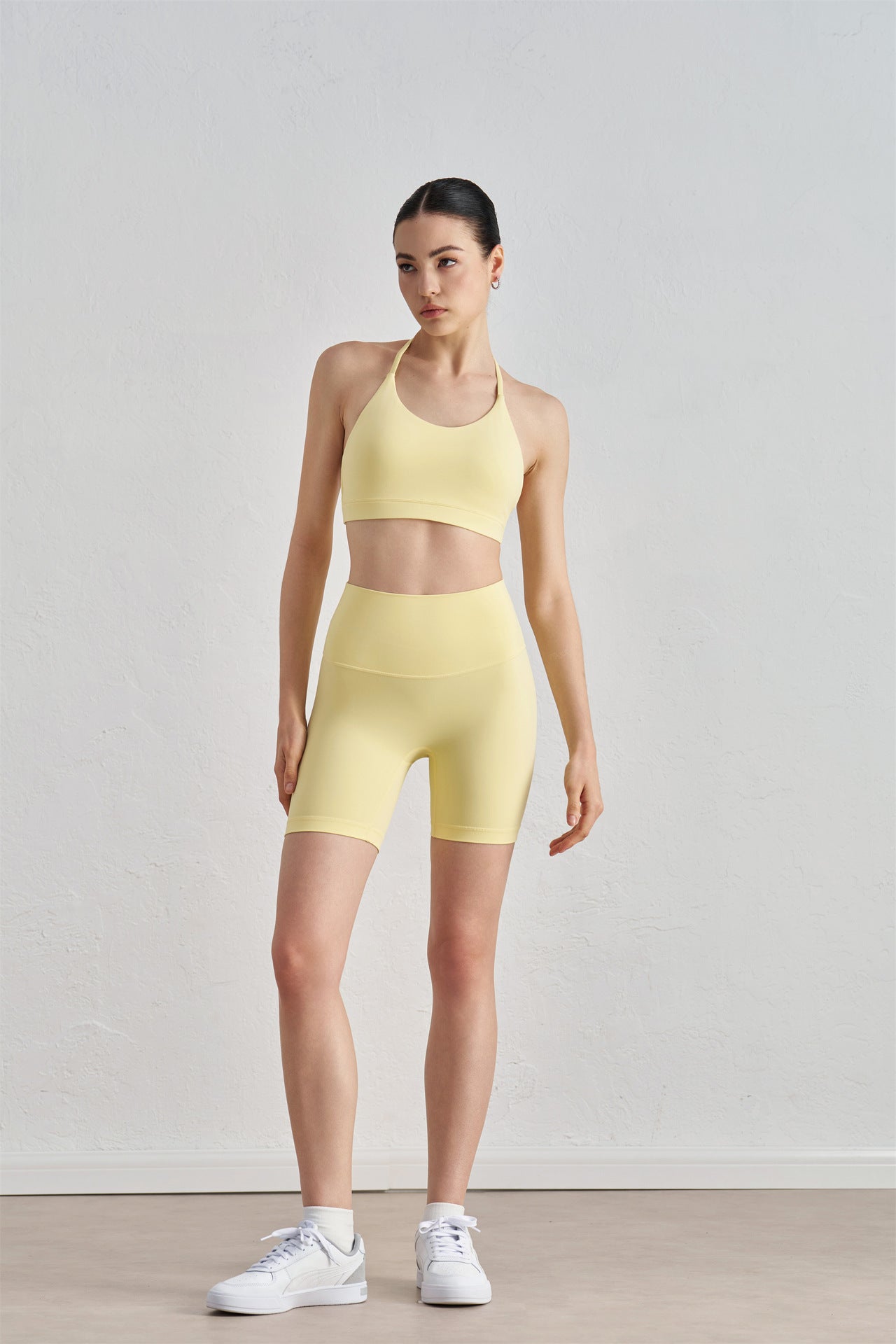 High - Waisted 3 - Inch Yoga Shorts - Butt - Lifting & Naked Feel for Running & Gym - WutongActive