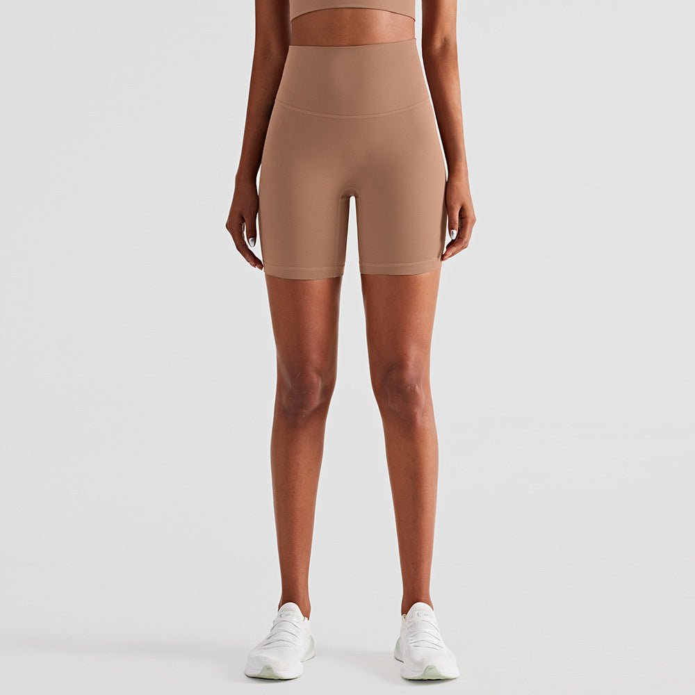 High - Waisted 3 - Inch Yoga Shorts - Butt - Lifting & Naked Feel for Running & Gym - WutongActive