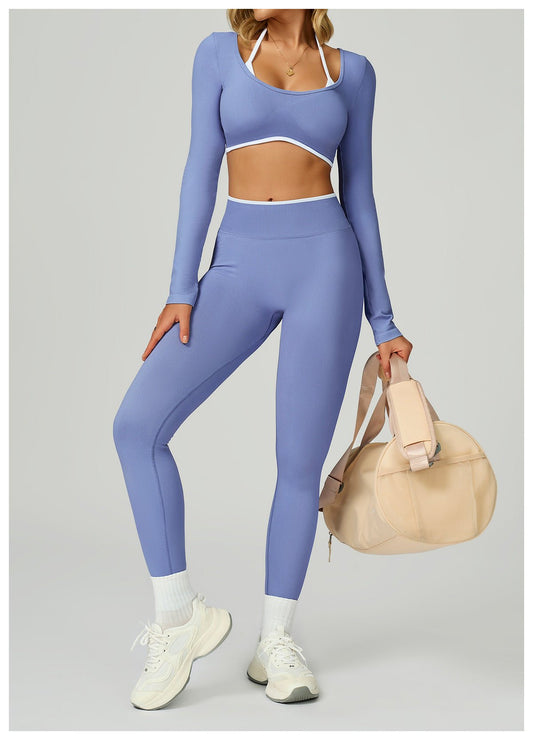 High - Waisted Slim - Fit Workout Running Fitness Leggings - WutongActive