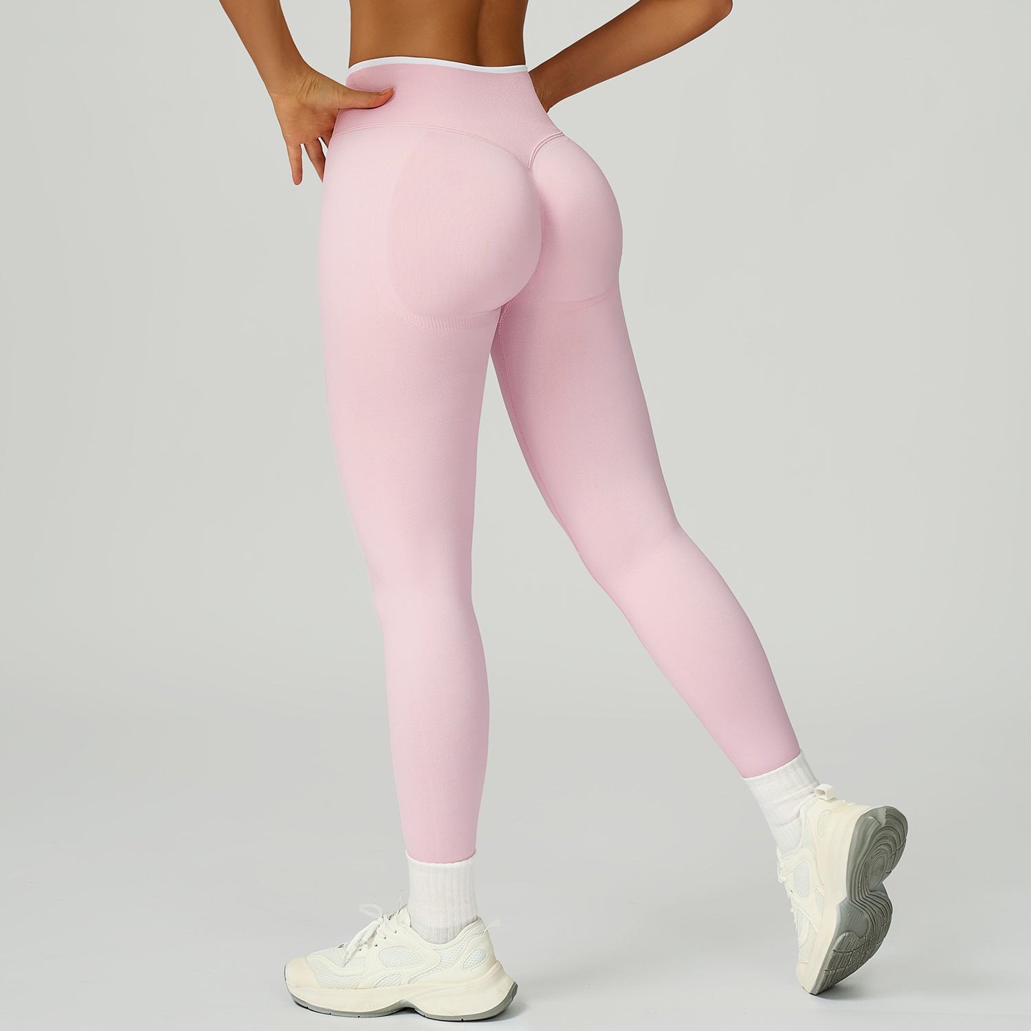 High - Waisted Slim - Fit Workout Running Fitness Leggings - WutongActive