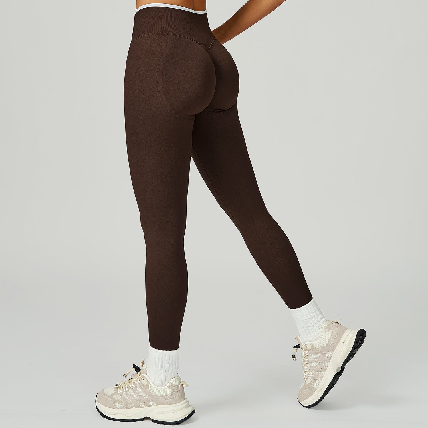 High - Waisted Slim - Fit Workout Running Fitness Leggings - WutongActive