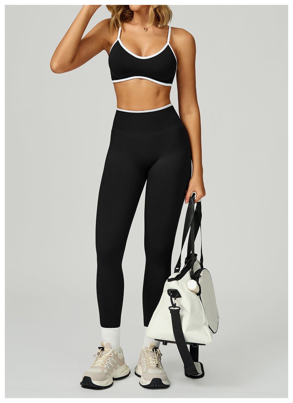 High - Waisted Slim - Fit Workout Running Fitness Leggings - WutongActive