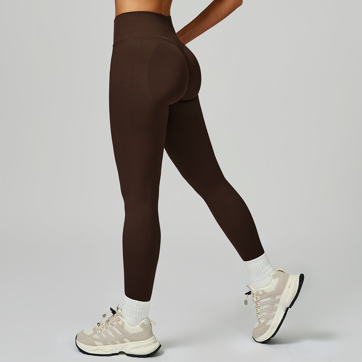 High - Waisted Slim - Fit Workout Running Fitness Leggings - WutongActive