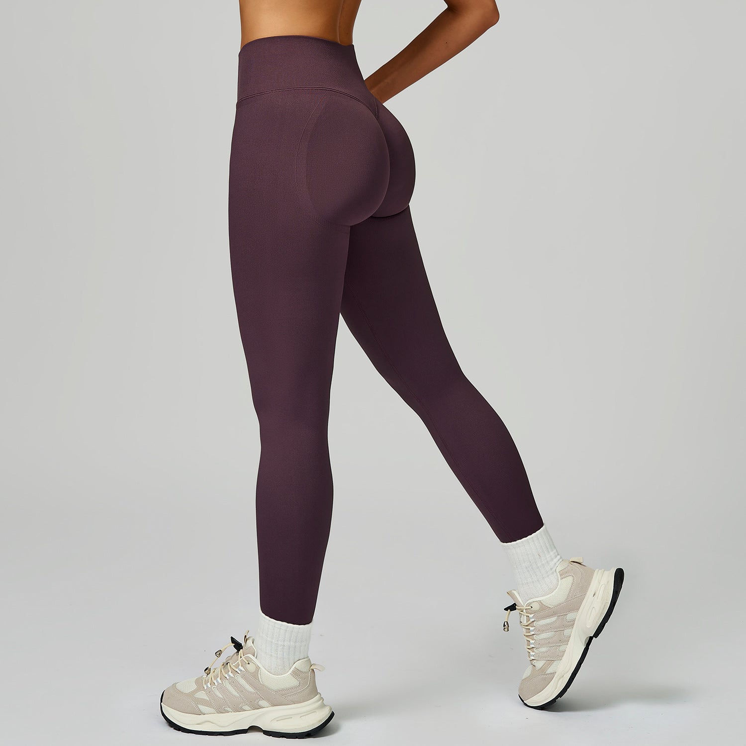 High - Waisted Slim - Fit Workout Running Fitness Leggings - WutongActive