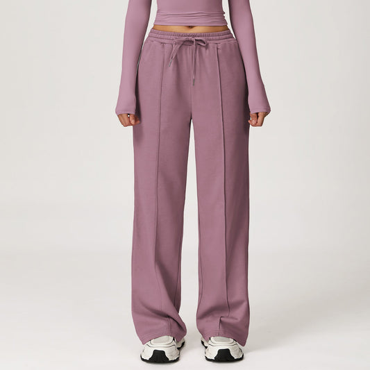 High - Waisted Straight - Leg Sweatpants - WutongActive
