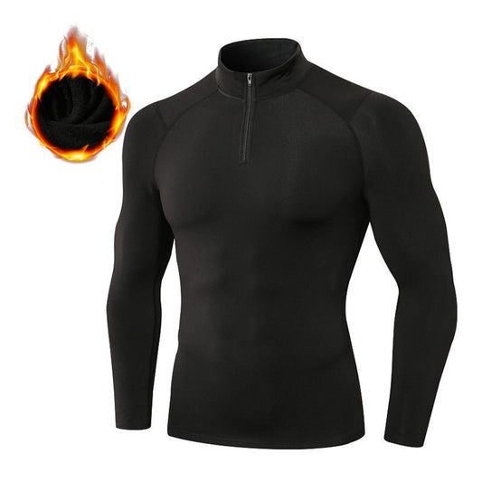 Men's Fleece - Lined Compression Top - WutongActive