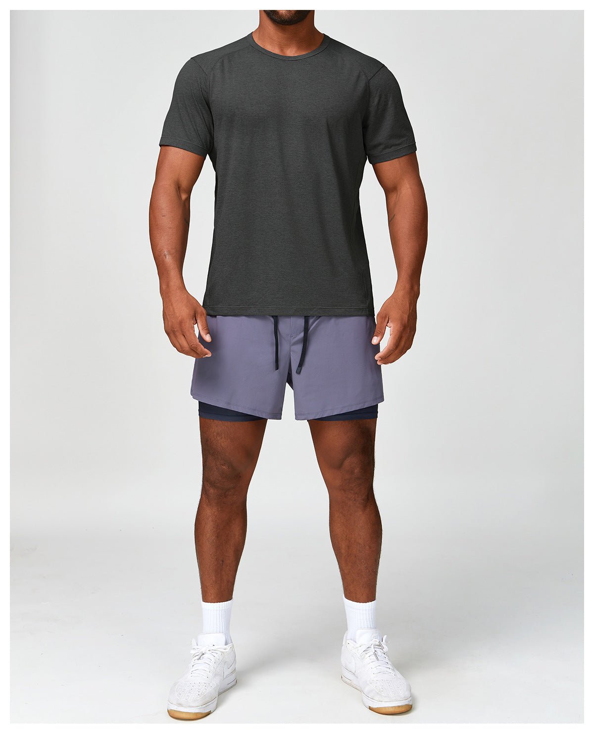 Men's Quick - Dry Performance T-Shirt - Breathable Gym - WutongActive