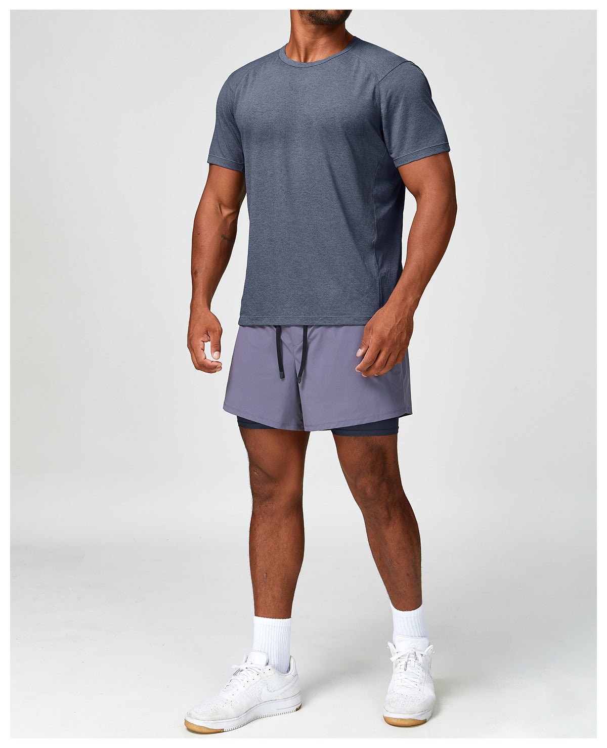 Men's Quick - Dry Performance T-Shirt - Breathable Gym - WutongActive