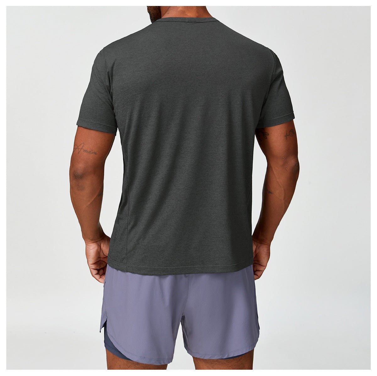 Men's Quick - Dry Performance T-Shirt - Breathable Gym - WutongActive