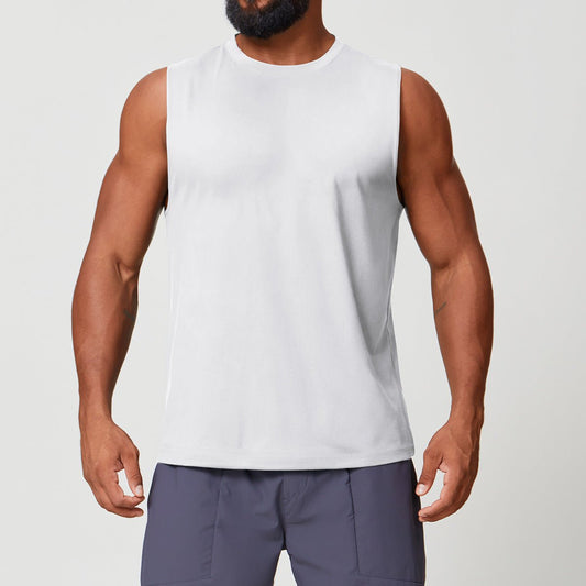 Men's Sleeveless Athletic Top - Breathable Sweat - Wicking Running - WutongActive