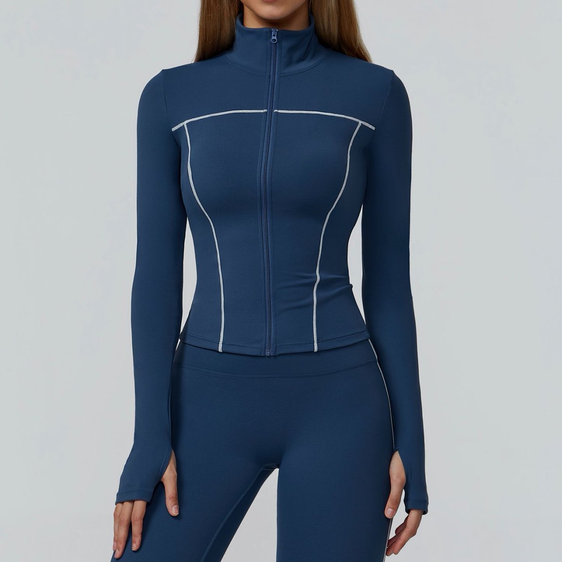 Outdoor Sports Tight Yoga Set（Jacket,Bra,Legging） - WutongActive