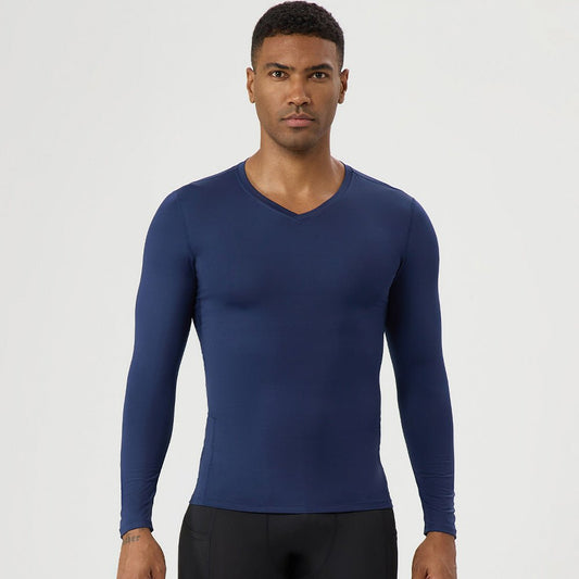 Quick Dry Athletic Shirt with V - Neck - WutongActive
