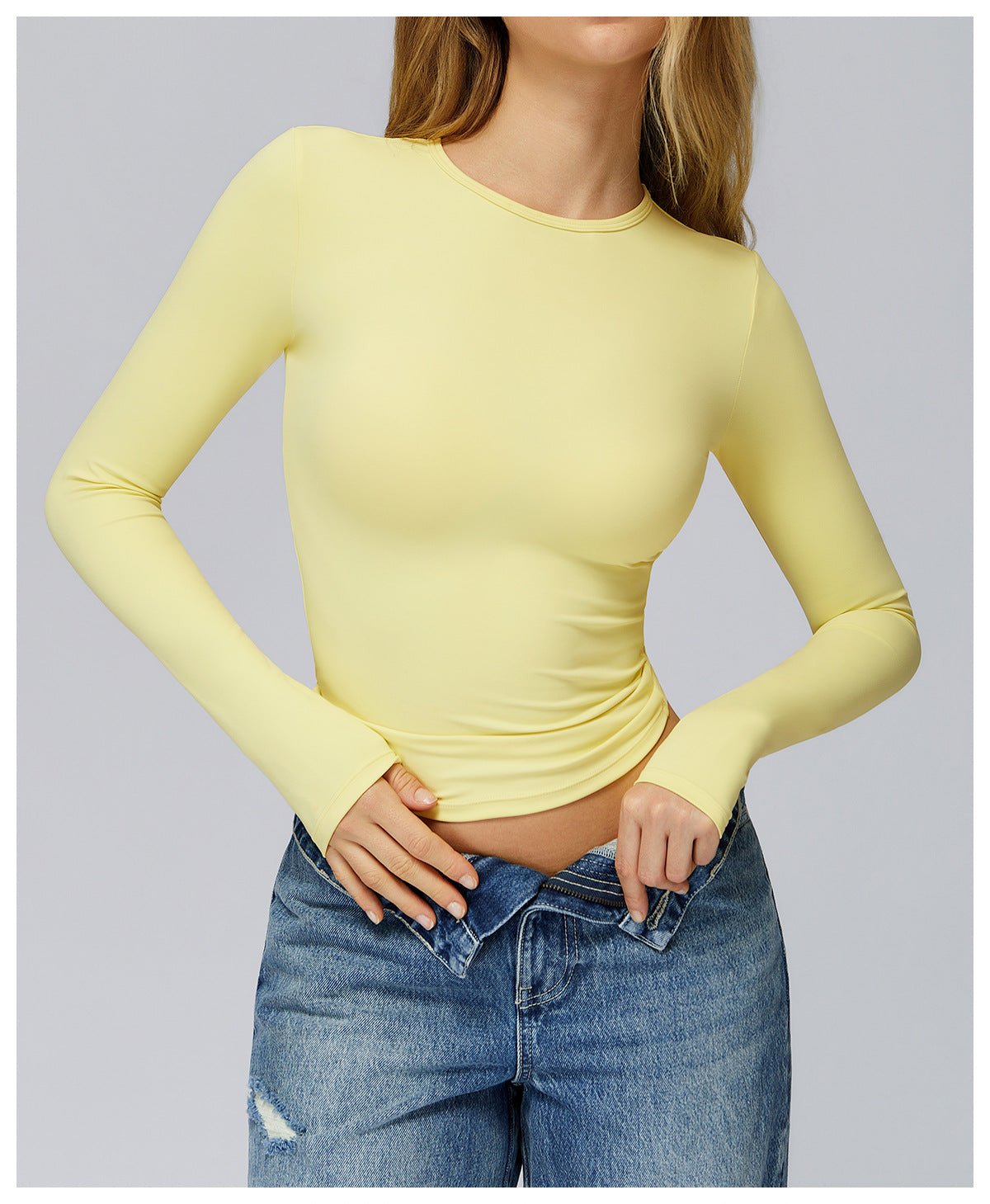 Warm Winter Yoga & Pilates Long Sleeve for High - Impact Training - WutongActive
