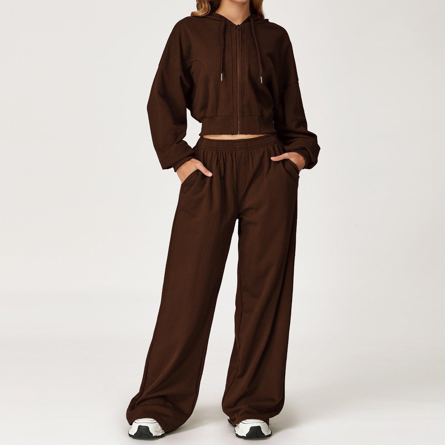 Women's casual sportswear sweatsuit set - WutongActive