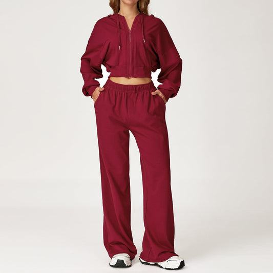 Women's casual sportswear sweatsuit set - WutongActive