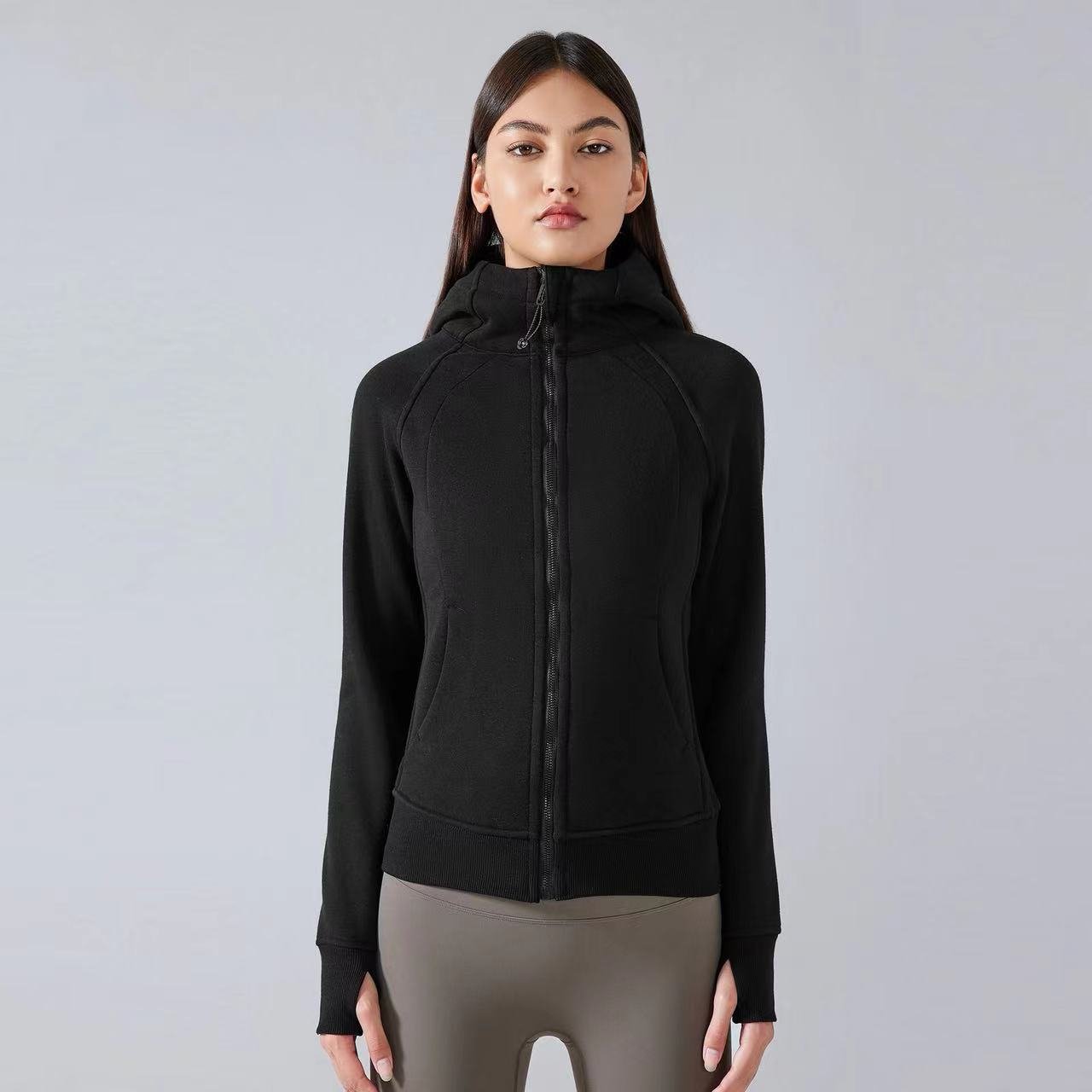 Women's New Thickened Warm Hooded Jacket for Outdoor Fitness - WutongActive