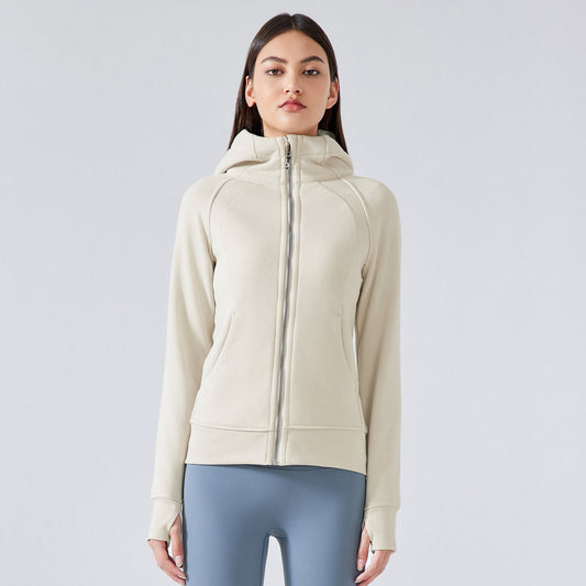 Women's New Thickened Warm Hooded Jacket for Outdoor Fitness - WutongActive