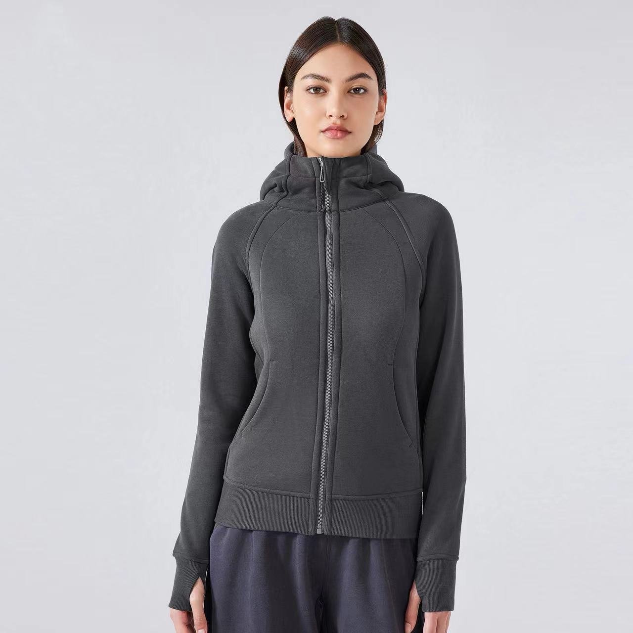Women's New Thickened Warm Hooded Jacket for Outdoor Fitness - WutongActive