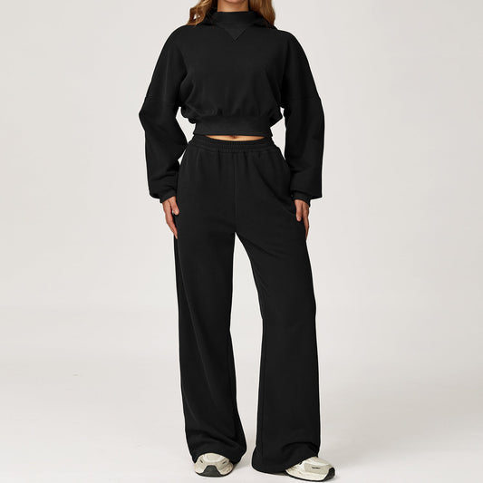 Women's Oversized Hoodie Tracksuit Set - Cozy Fall - WutongActive