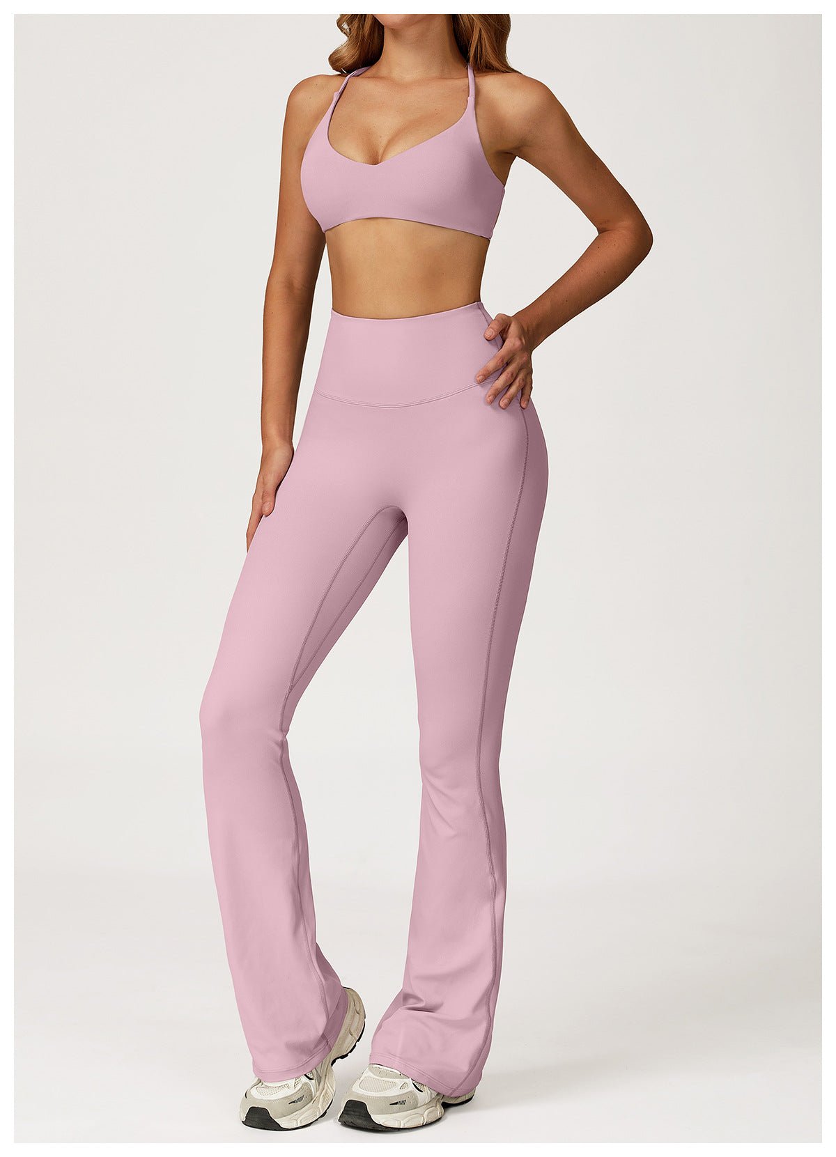 Women's Shockproof Yoga Set - Naked - Feel Quick - Dry Slim - Fit Sportswear for Autumn - WutongActive