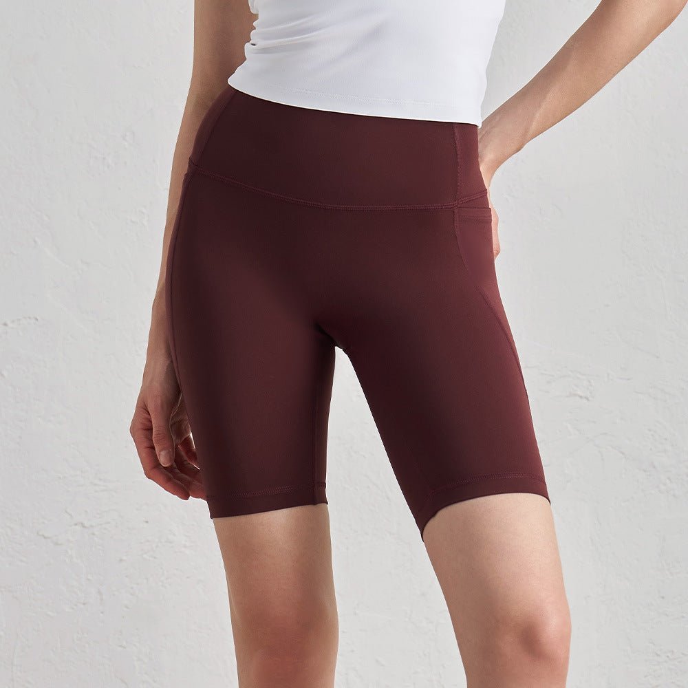 Women's Sports Shorts - Peach Booty 5 - Inch Shorts - WutongActive