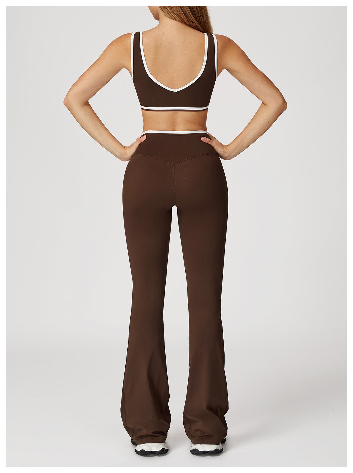 Women's Workout Set - Cross - Back Yoga Suit for Gym & Running - WutongActive